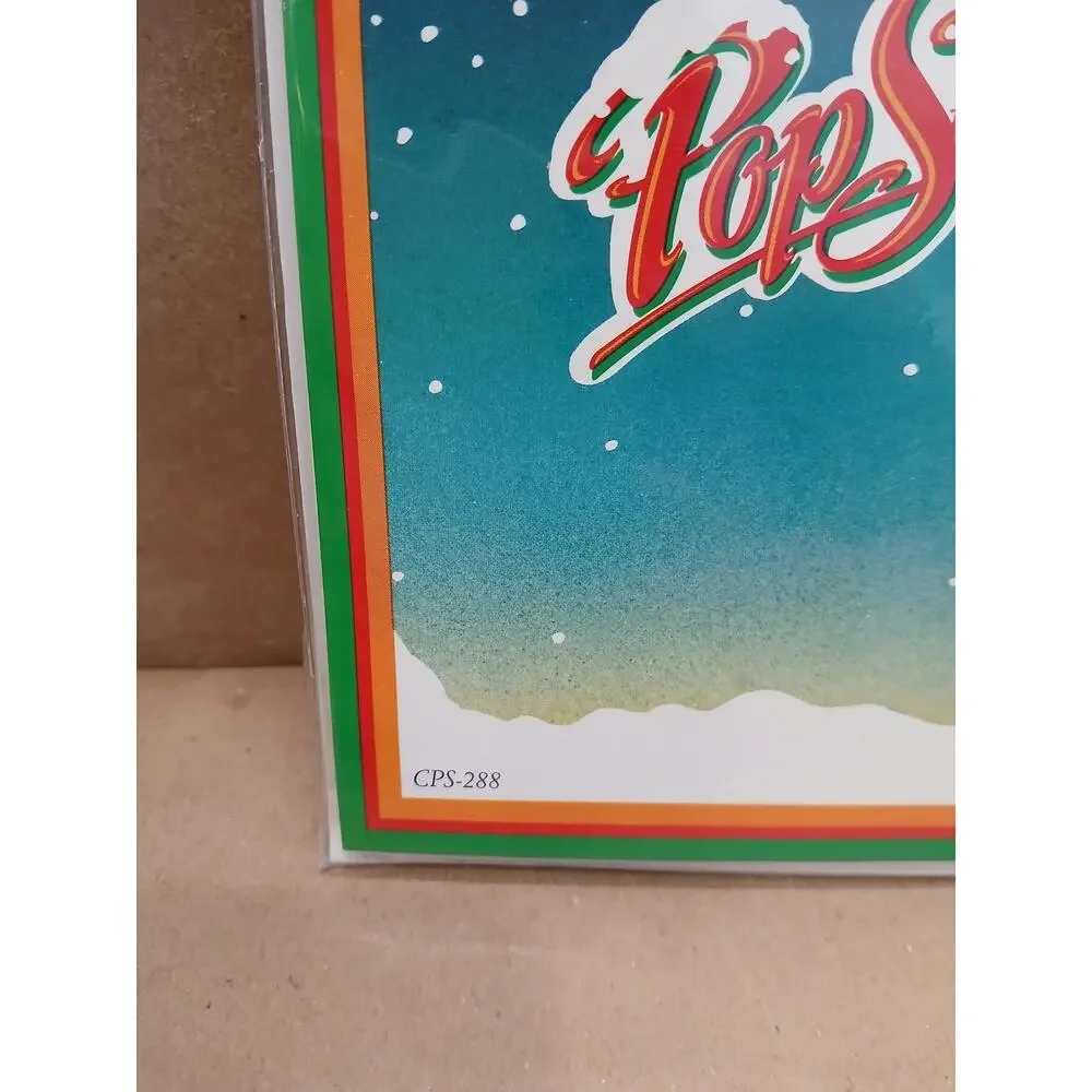 Vintage PopShots Kitty's Sleigh Ride Pop Up Christmas Card USA Collectible Rare
